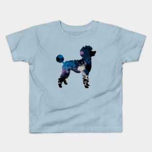 Poodle Doggo Outline Vector Print Kids T-Shirt